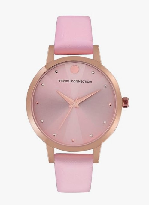 French ConnectionAnalog Pink Dial Women's Watch @1181