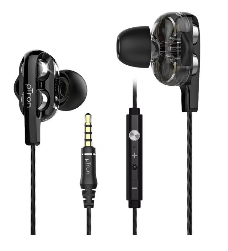 PTron Boom Ultima V2 Dual Driver, in Ear @284