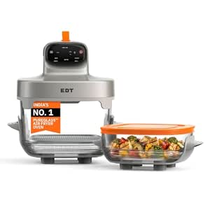 EDT Luma PureGlass 4.5L + 2.5L Air Fryer Oven @6950.