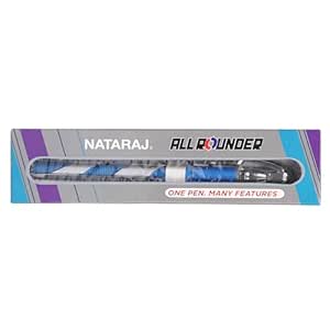 Nataraj All rounder Ball Pen - Blue Pack Of 10 @32.