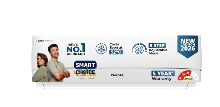 Voltas Smart Choice 1.5 ton 3 Star AC @28,990
