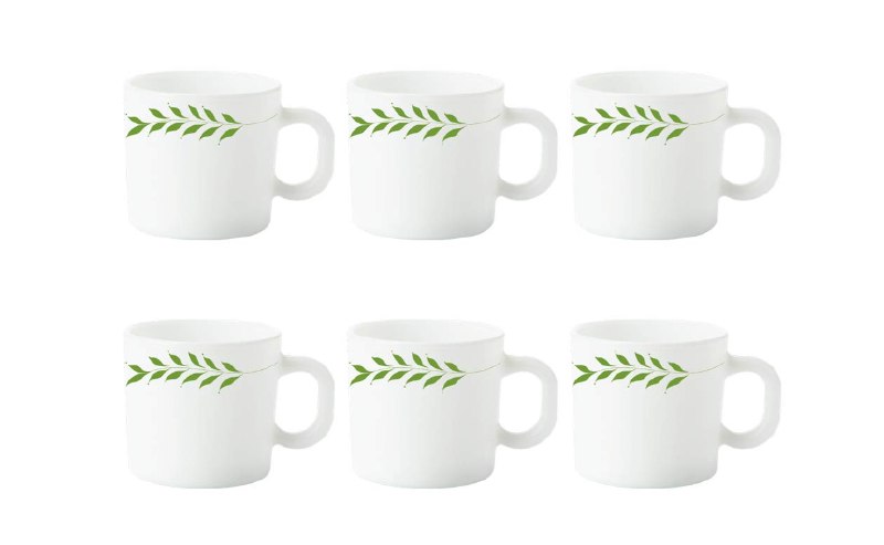 Larah by Borosil Mug Set 6 Pieces @266.