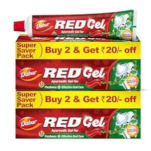 70% Off : Dabur Red Gel Ayurvedic Toothpaste - 600g @162. · 240g @89 — 70% Off : Dabur Red Gel Ayurvedic Toothpaste - 600g @162. · 240g @89