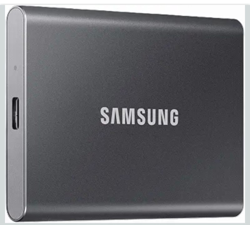 Samsung T7 2TB, Portable SSD, up to 1050MB/s, USB 3.2 Gen2 @30,999