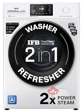 IFB 6.5 Kg 5 Star with 9 Swirl Wash, Steam Refresh @ 23740