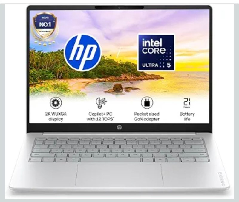 HP OmniBook 3 Intel Core Ultra 5 225U 12 Tops 16GB | @₹82490 Using SBI