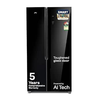 Godrej 540 L 3 Star 5 Years Comprehensive Warranty 4 Intelligent Modes|Toughened Glass Door|Frost Free SBS Inverter Refrigerator(2026 Model, RS EONVELVET 580C RID OP BK, Opera Blac