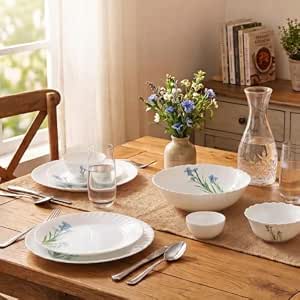 La Opala Opalware Dinner Set Of 10 Pcs @359