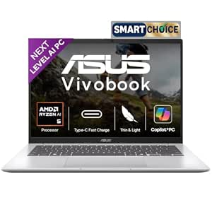 ASUS Vivobook 14 Ryzen AI 5 Laptop @60,890