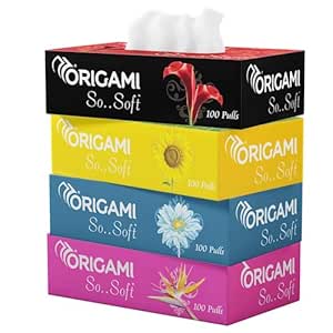 GRAB : Origami 2 Ply So Soft Facial Tissues (100 Pulls x 4 Pack) @149. · Origami 2 Ply Facial Tissues (100 Pulls x 4 Pack) @198. — GRAB : Origami 2 Ply So Soft Facial Tissues (100 