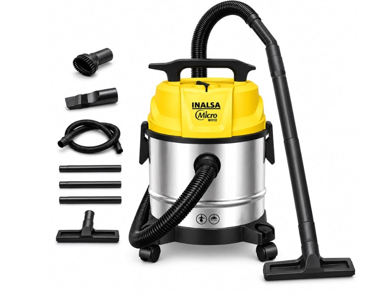 INALSA Wet and Dry Vacuum Cleaner for Home, 12 LTR Capacity,1200 W @3,897