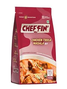 Grab : Upto 62% On Cheffin Spices & Masalas + Apply Coupon · Chicken Tikka Masala (285g) @99 — Chicken Tikka Masala (285g) @99 · Kadhi Veg Masala Kit (285g) @99