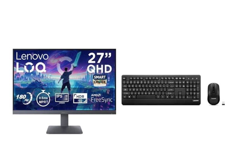 Lenovo 27Q-10 27-inch Gaming QHD Monitor @13000 Using SBI