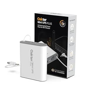 71% OFF: Oakter Mini UPS for WiFi Router (6 Hours Backup) @ ₹999
