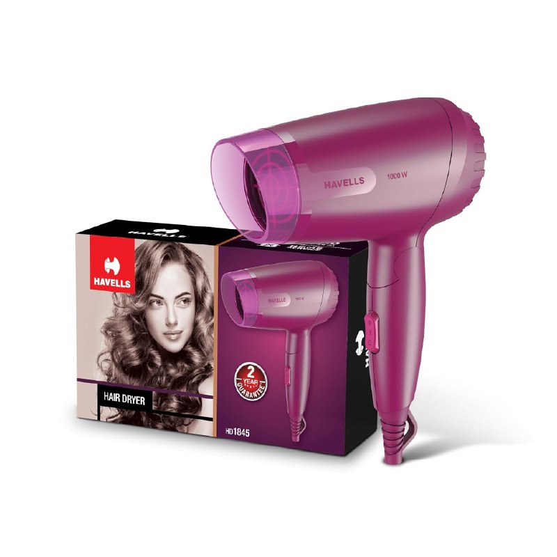 Havells 1000W Foldable Hair Dryer @599.