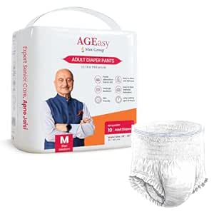 Loot For Needy | AGEasy Unisex Adult Diaper Pants - M (10 Units) @169.