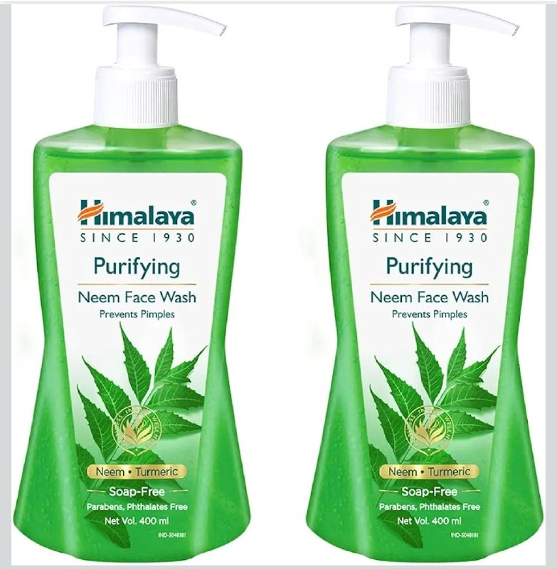 Himalaya Purifying Neem Face Wash (400 ml x 2) @483 + Coupon.
