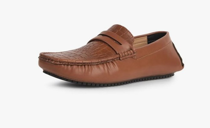 Bata Men's Loafer Shoes - Tan @591