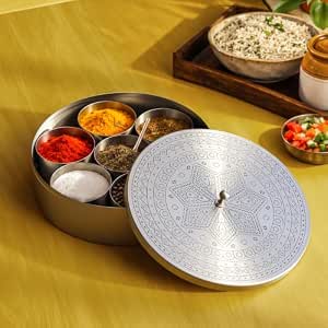 Amazon: Upto 71% OFF on CURAA Kitchen Essentials +Apply Coupon · Stainless Steel Masala Dani @999 — Stainless Steel Masala Dani @999 · Rechargeable Milk Frother @699