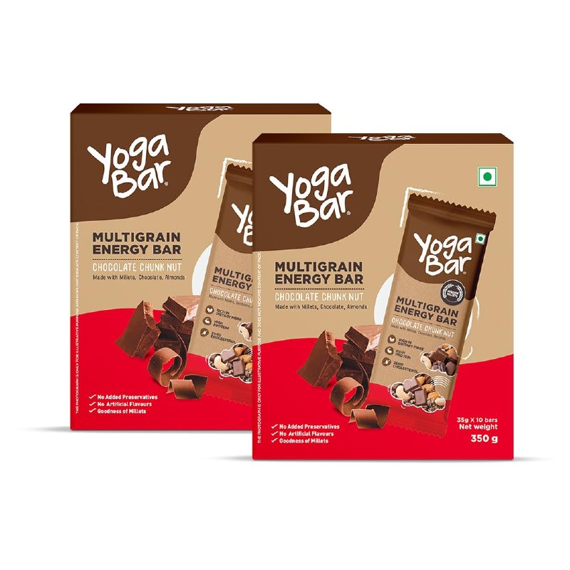 70% Off : Yogabar Multigrain Energy Bars, 20 Bars @269.