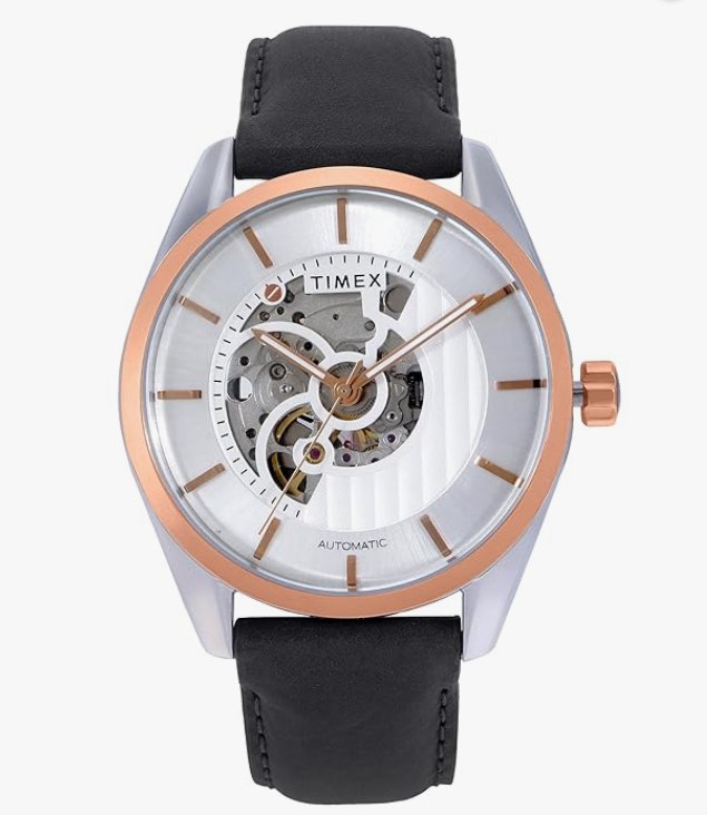Timex Automatic Leather Strap Watch @4893