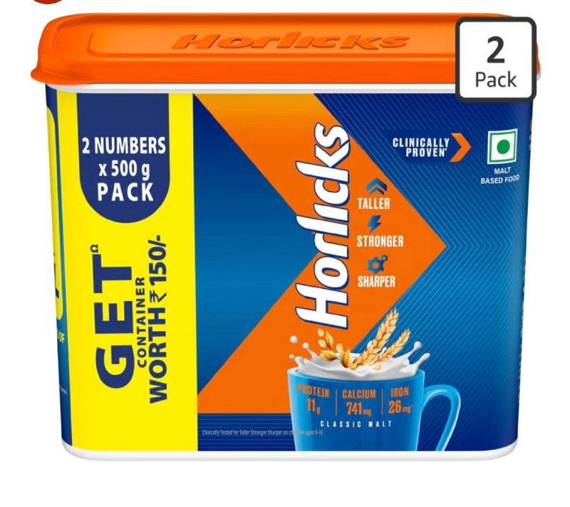 Horlicks Nutrition Drink 1 Kg @333..