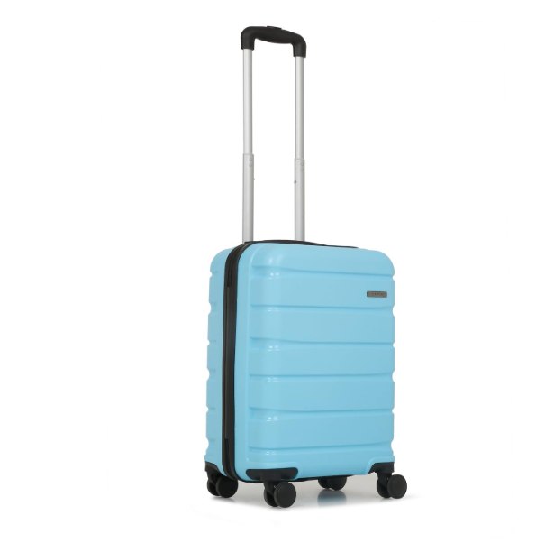 TEAKWOOD LEATHERS Unisex 8 Wheels Trolley Bag, 55 CM @859.