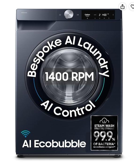 Samsung 12 kg Fully-Automatic Front Load Washing Machine @34490