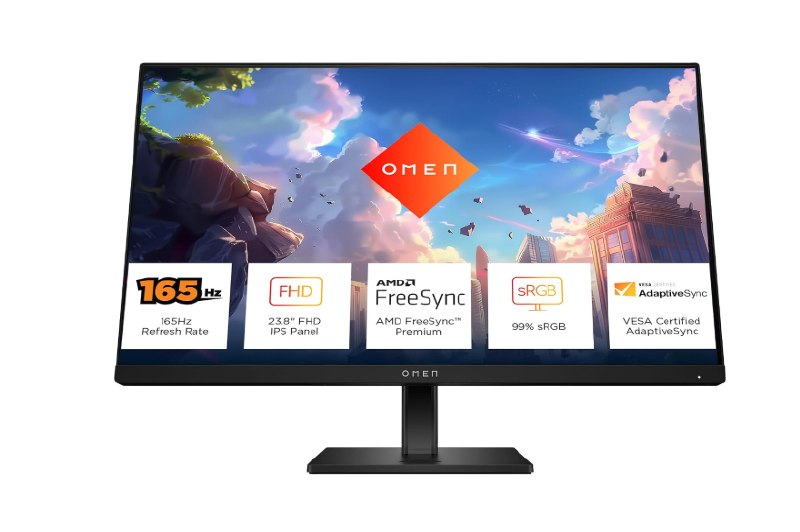 HP OMEN Gaming Monitor, 23.8 inch(60.5 cm) FHD @8904