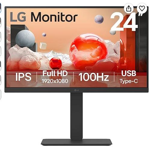 LG 24BA650 24-inch FHD Monitor @₹15999 Using SBI