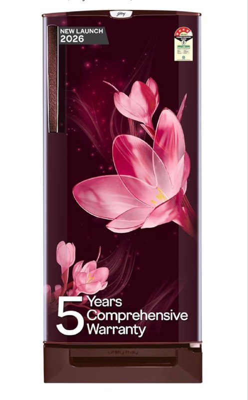 Godrej Direct Cool RD 195EN TAI MY WN Mystic Wine 185 L 5 Star @12911