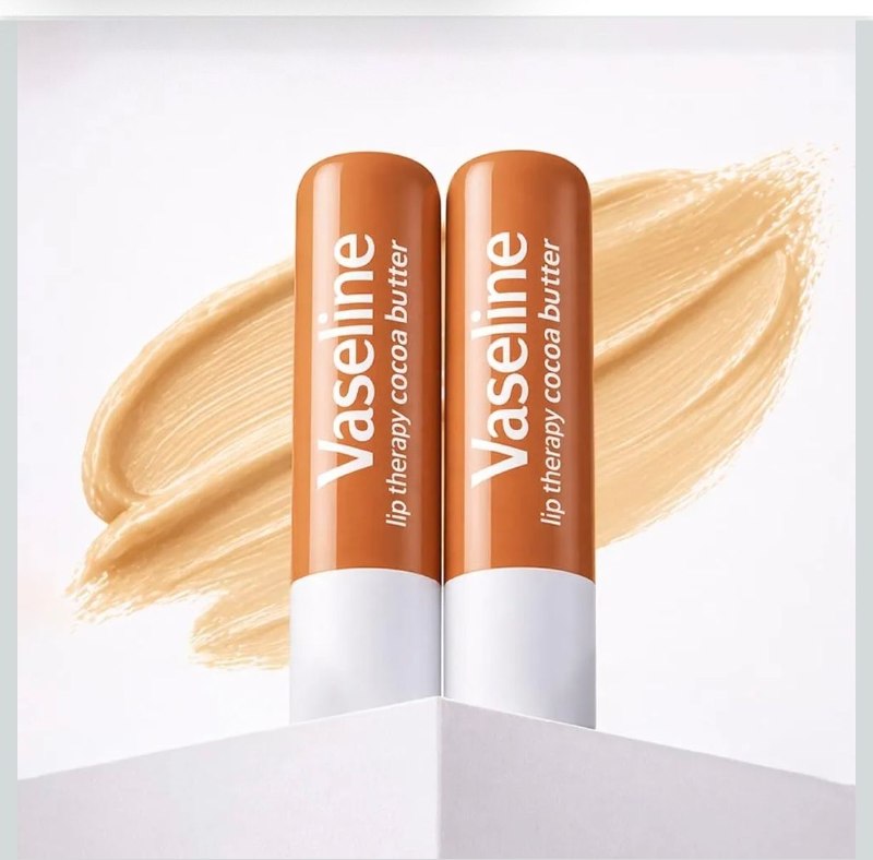 Vaseline Lip Care Cocoa Butter Lip Balm Stick 4.8g (Pack of 2) @229