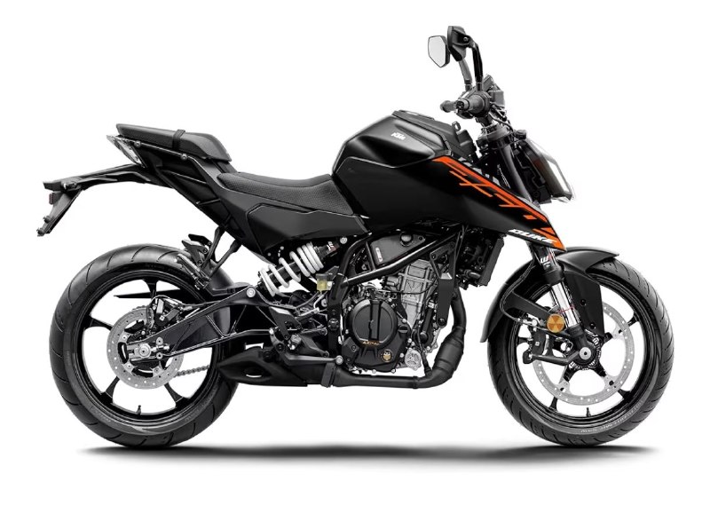 KTM Duke 250 Bike Ebony Black(Matt) @2.15L