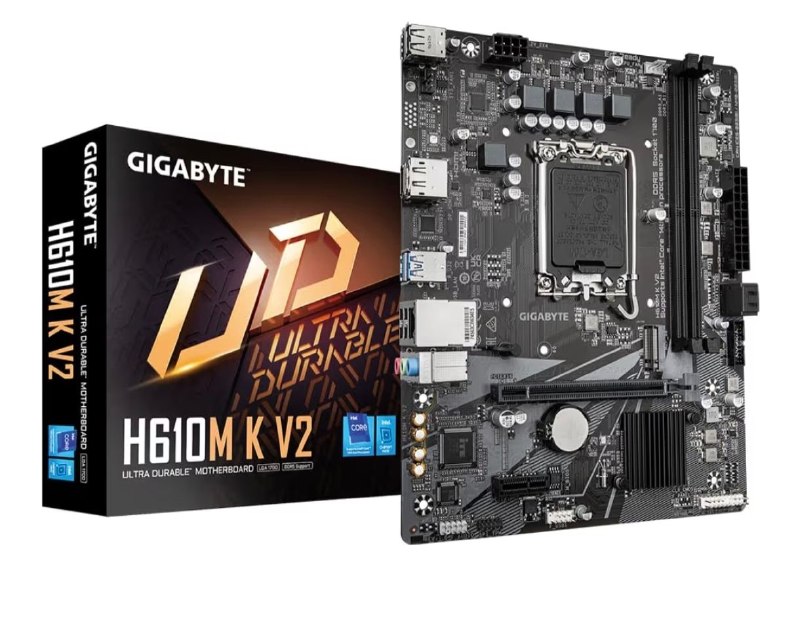 GIGABYTE H610M K V2 Motherboard Intel @4590 Using SBI