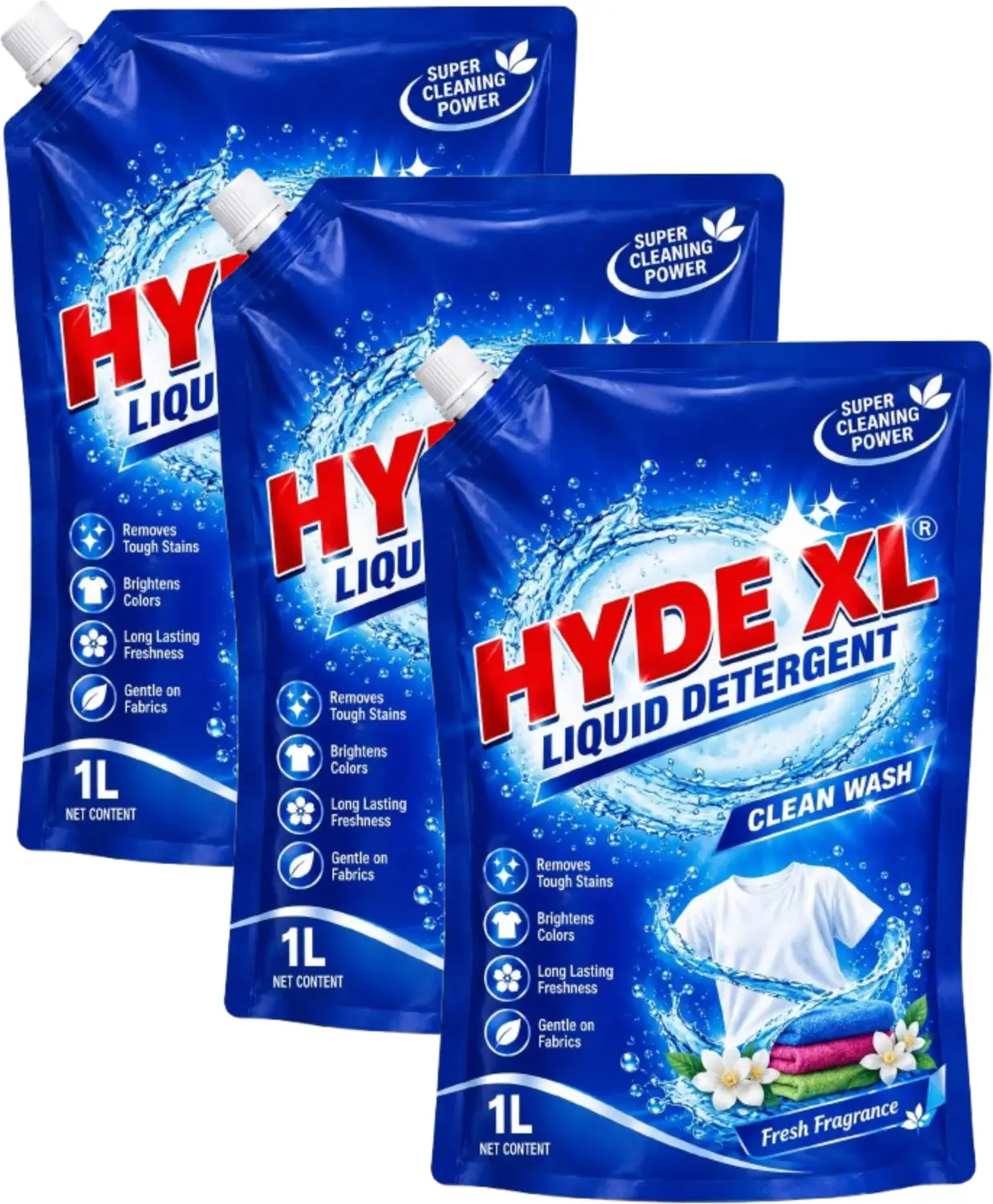 GRAB : Liquid Detergent (1L x 3) at 286.