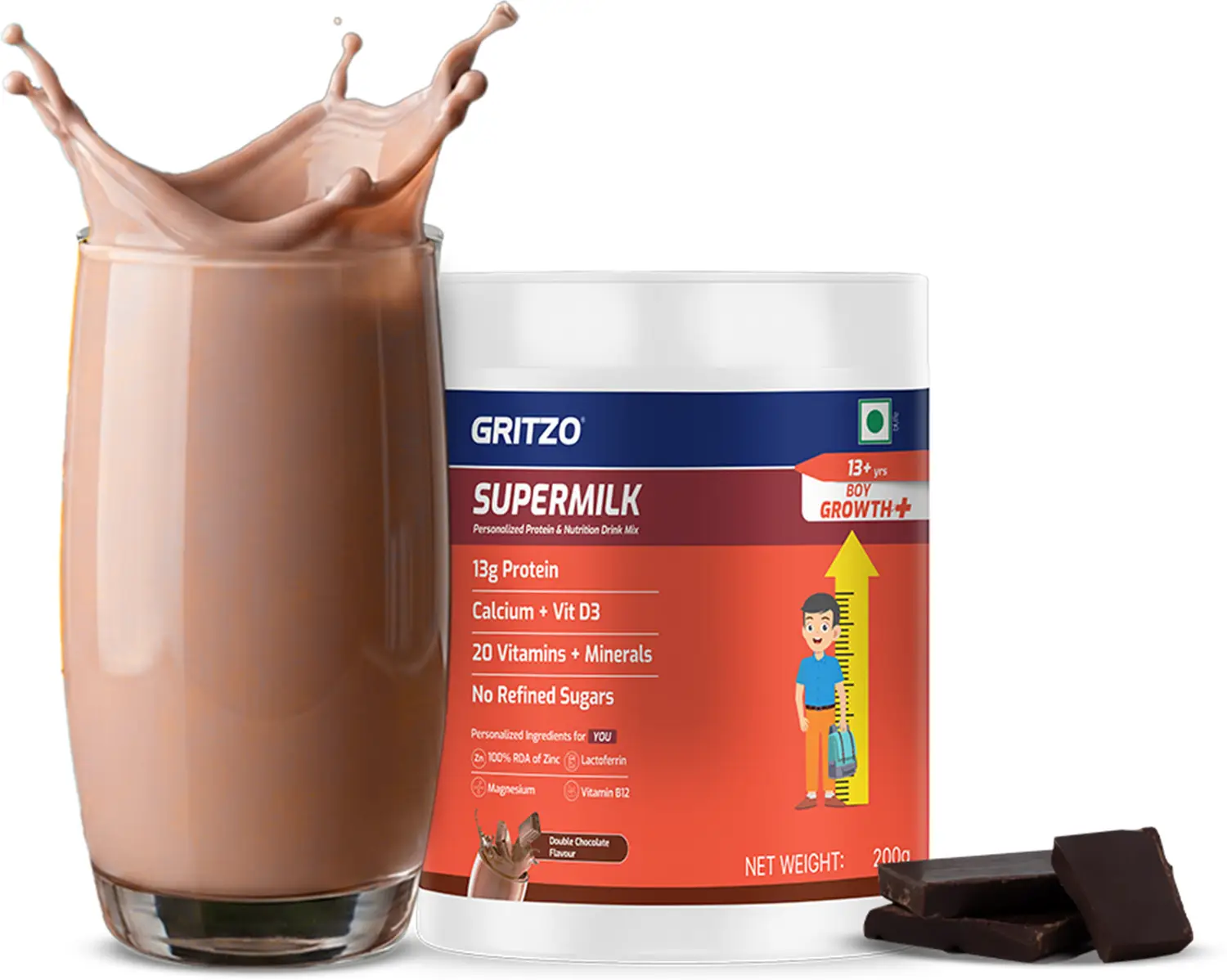 Loot: Gritzo SuperMilk Growth+ 200g @ ₹332