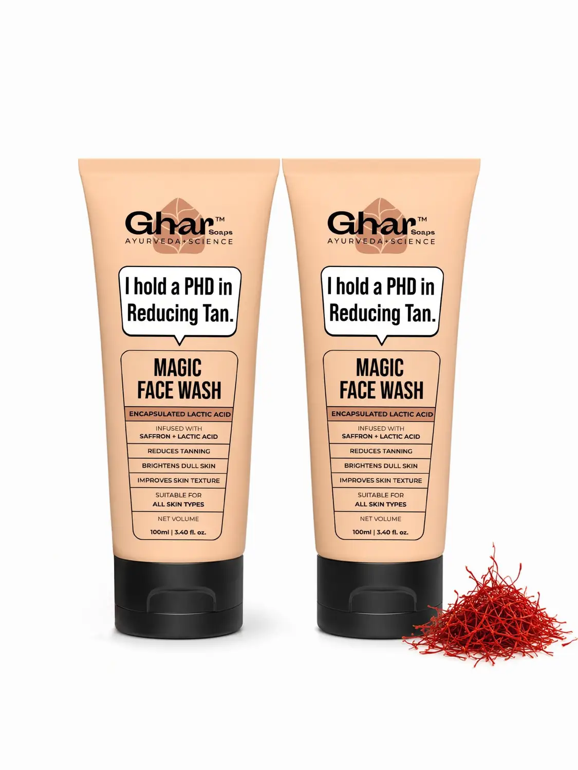 Ghar Soaps Magic Face Wash (Pack of 2) at ₹381