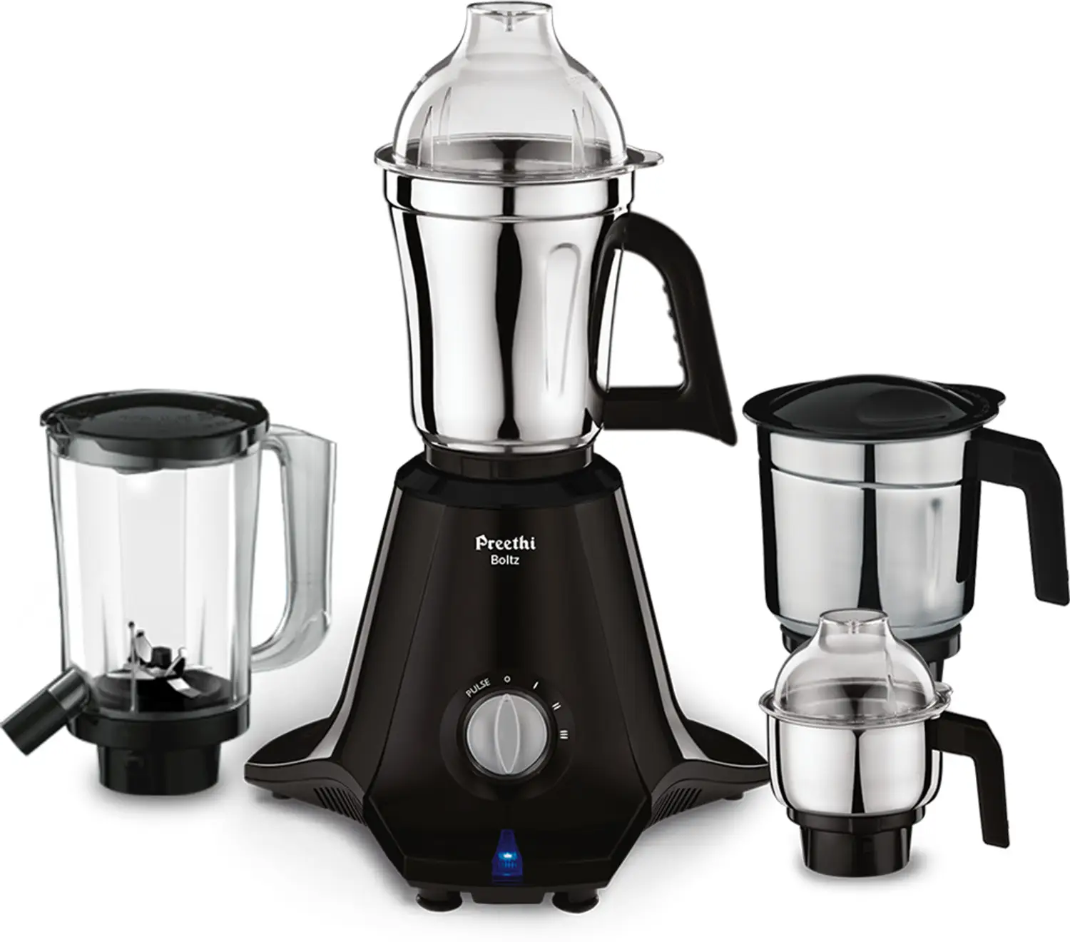 Preethi Boltz 1000W Mixer Grinder | 4 Jars @4,999 + bank and exchange offer