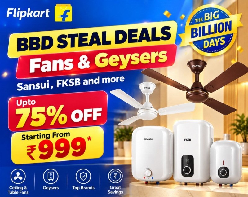 FLIPKART BBD STEAL DEALS