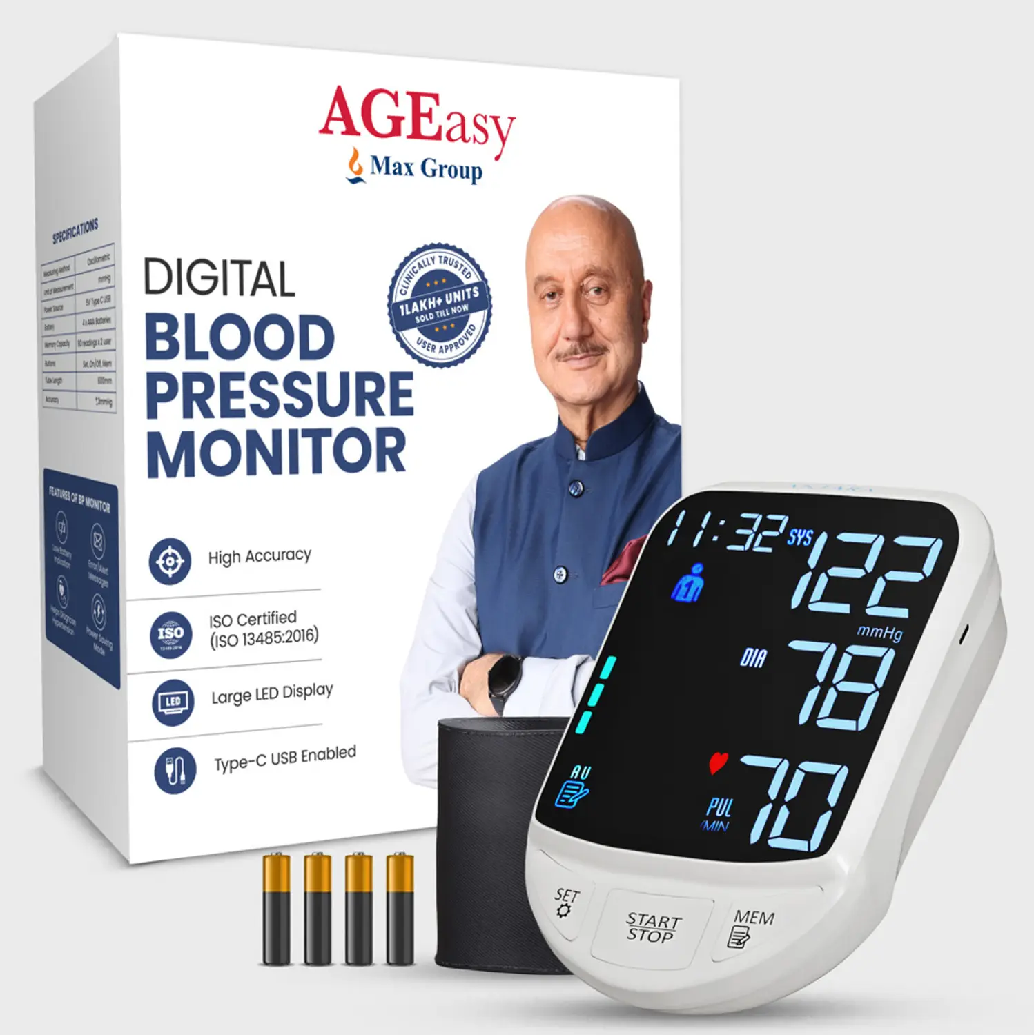 GRAB : AGEasy Automatic Digital BP Monitor at 799.