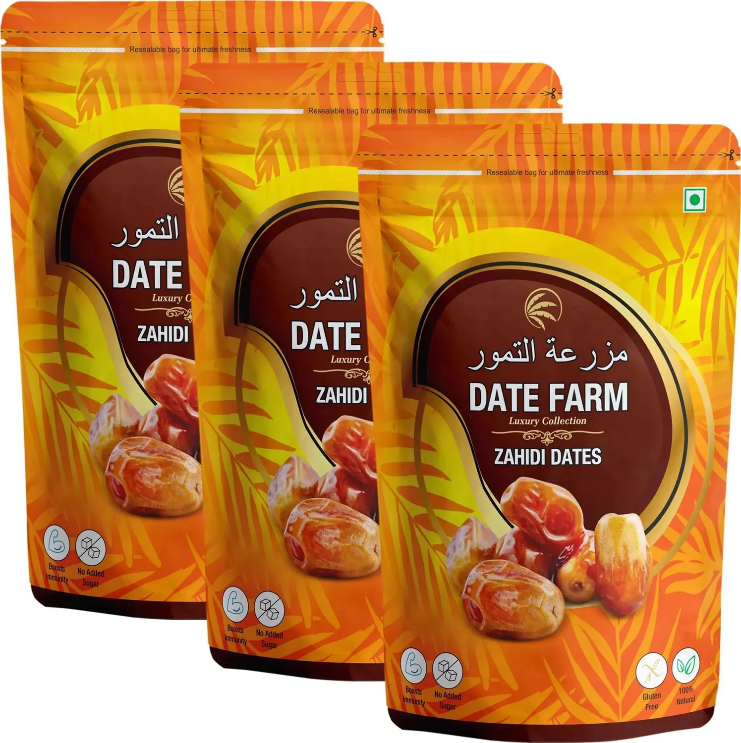 Loot : Date Farm Zahidi Luxury Dates, 1.5Kg at 276.