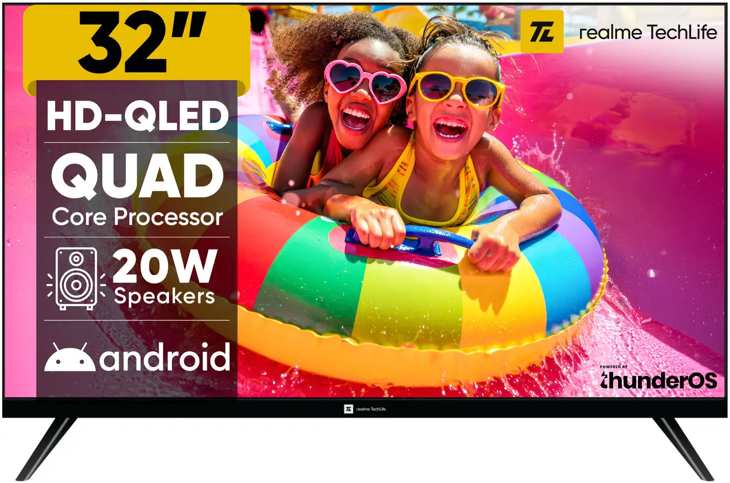 realme Techlife 32" QLED Smart TV