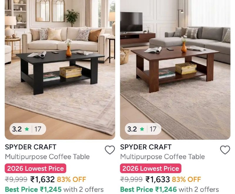 Myntra | Buy Coffee Table starting at 299/- · Myntra | Buy Coffee Table starting at 299/ — Myntra | Buy Coffee Table starting at 299/ · Buy Bedside Table starting at 948/