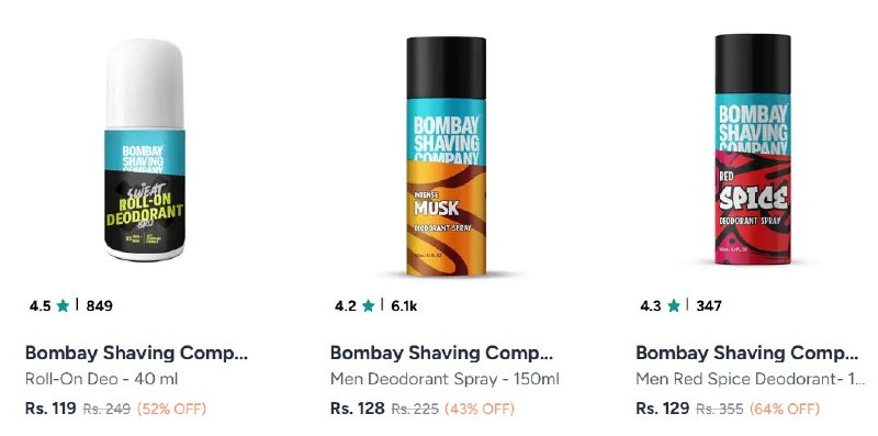 Myntra | Deo Starts @119
