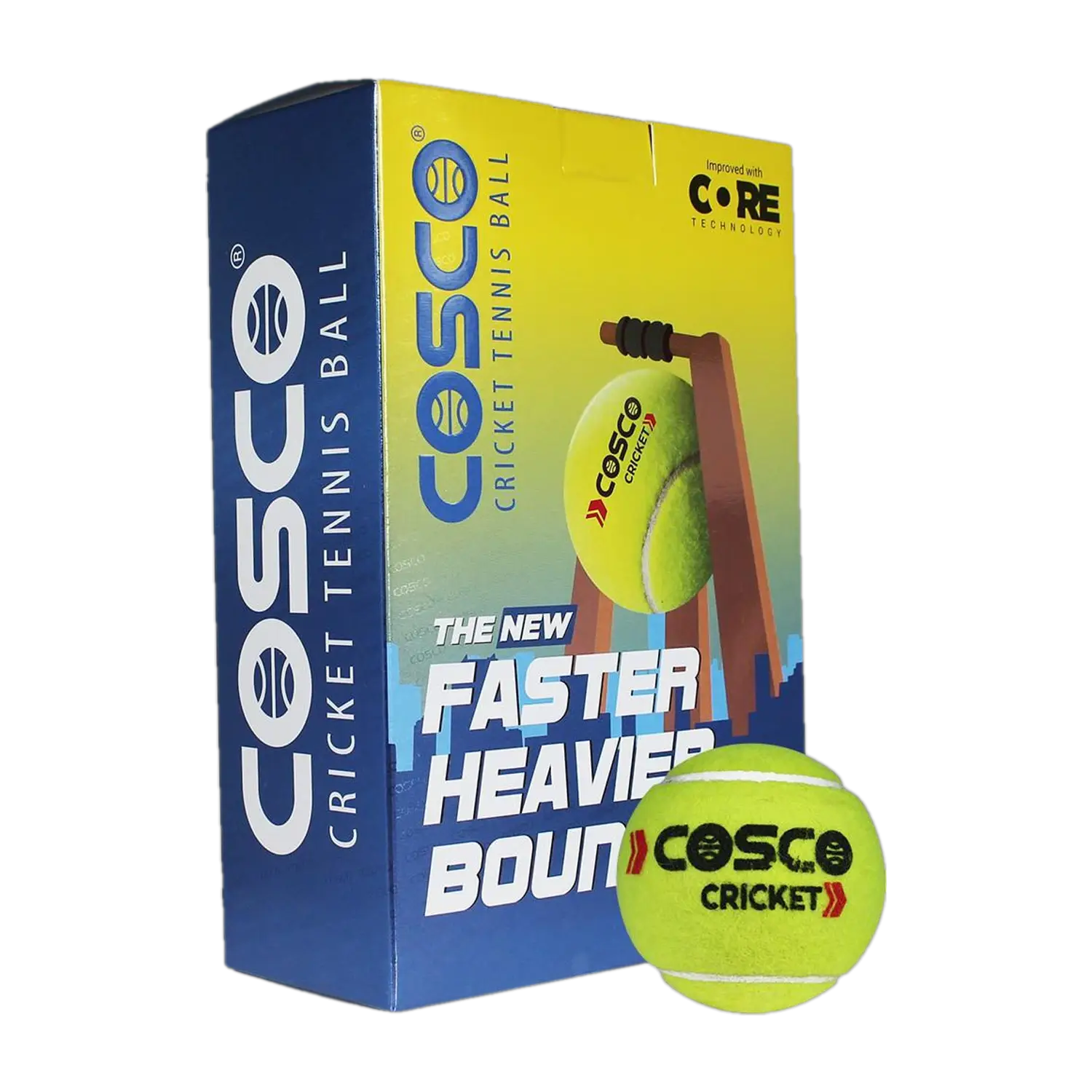COSCO Light Weight Cricket Tennis Ball