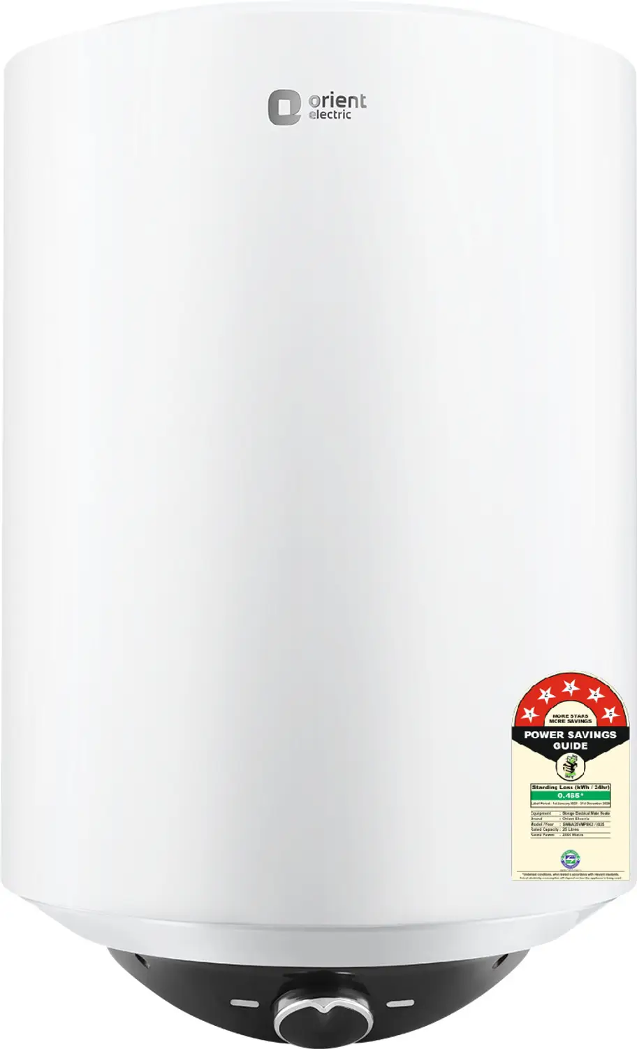 Orient Electric Cronos Pro | 5 Star BEE Energy Rating |High-rise Compatible 25 L Storage Water Geyser