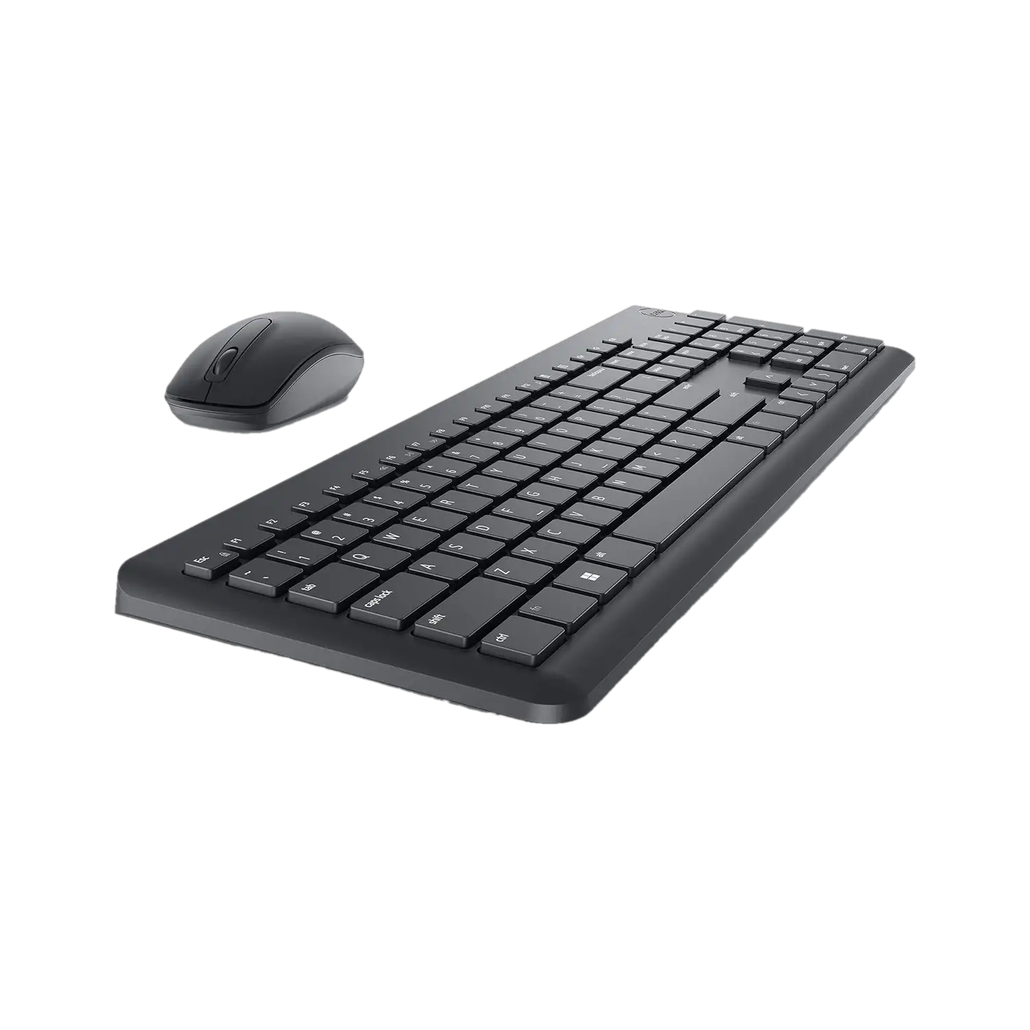 DELL KM3322W Keyboard & Mouse Combo, Anti-fade & Spill-resistant Keys Wireless Standard Laptop Keyboard Compatible with Desktop, Laptop, Mac with 1000 DPI Optical Mouse, 2.4GHz Wir
