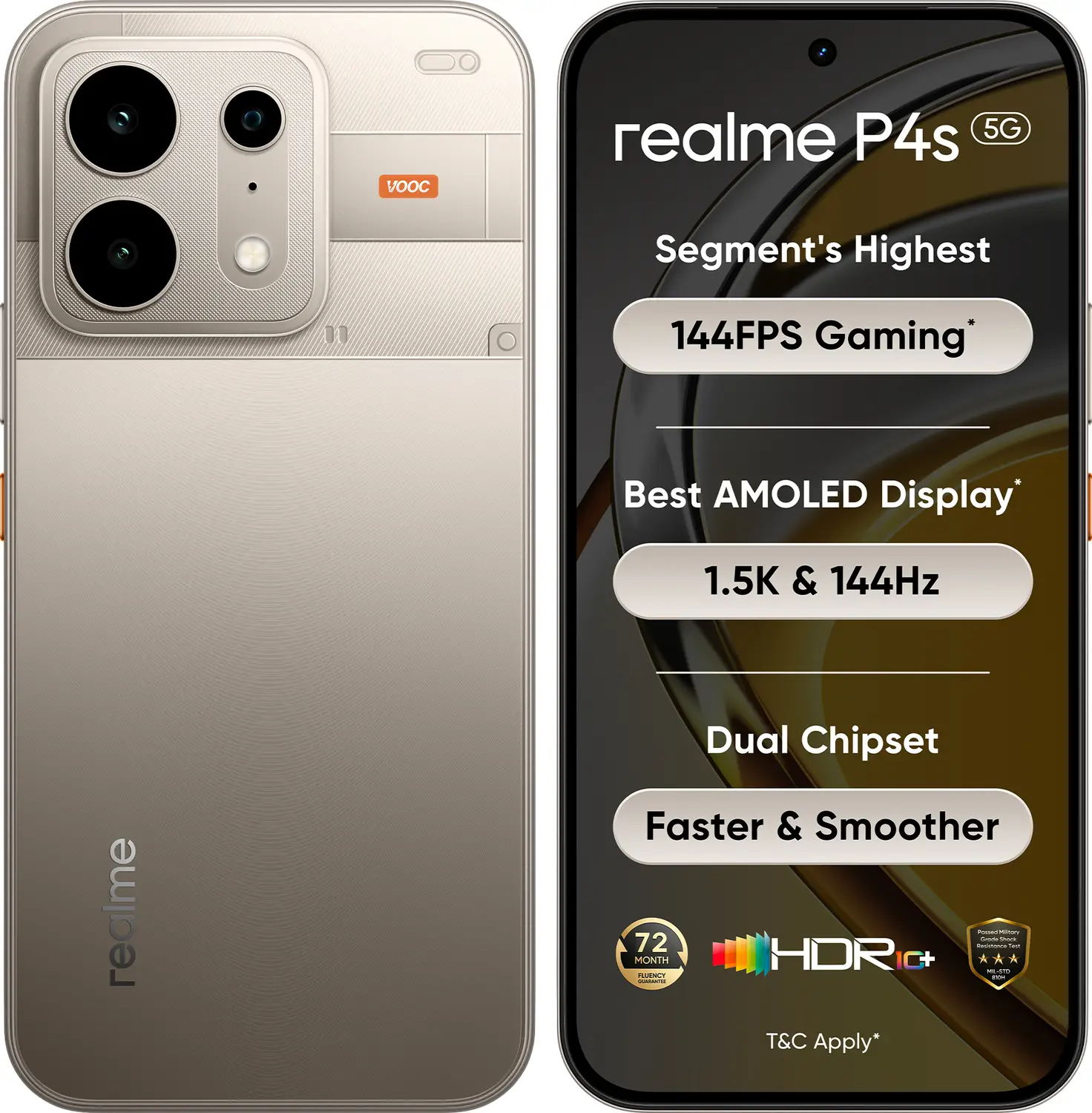 realme P4s 5G (Titanium Gray, 128 GB)