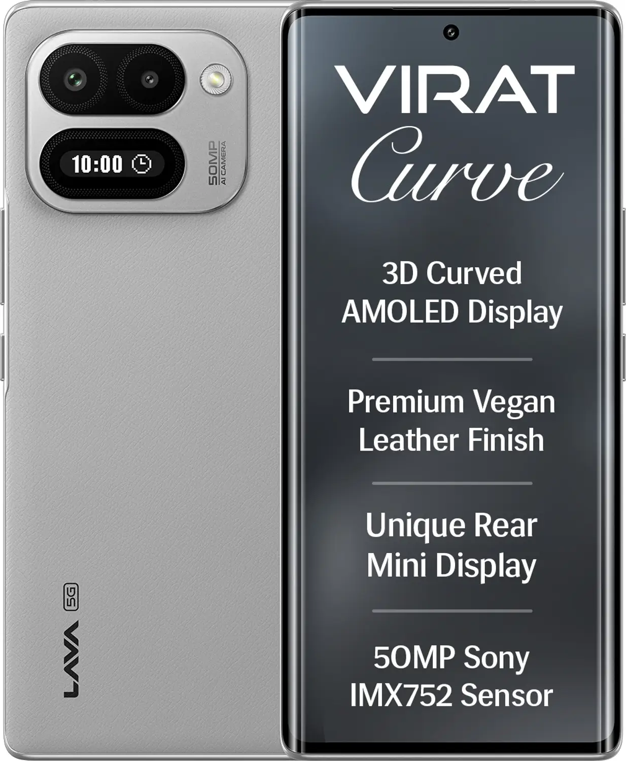 LAVA Virat Curve 5G (Makrana Ivory, 128 GB)