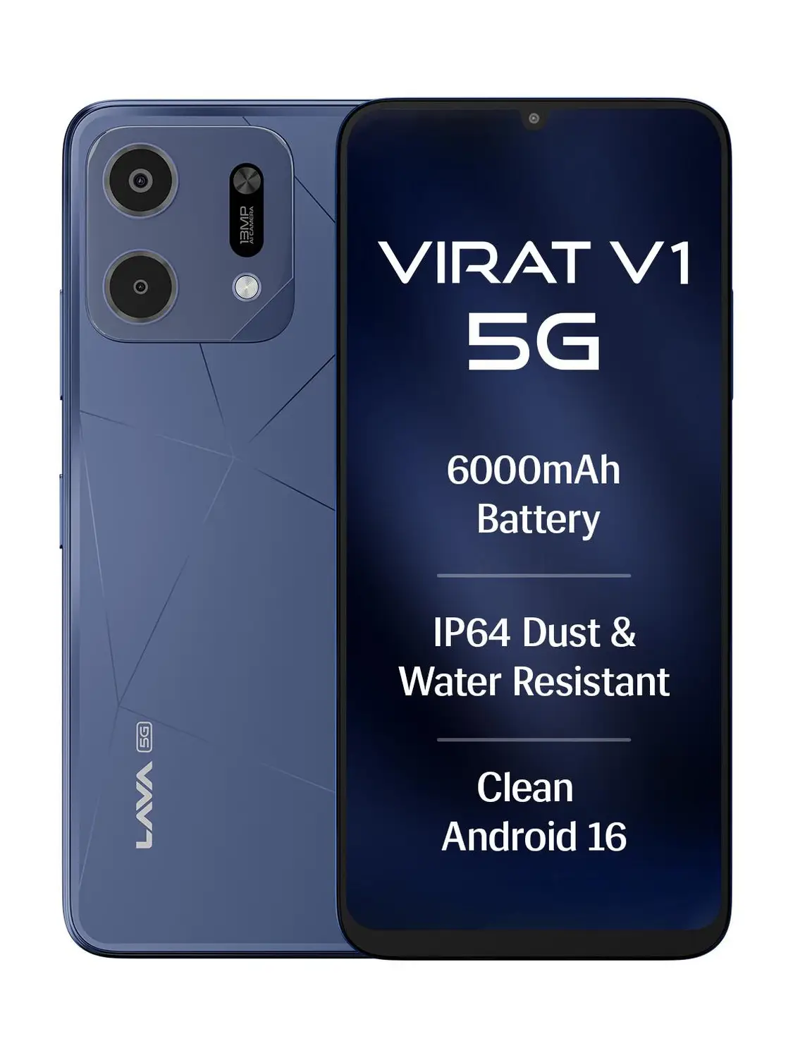LAVA Virat V1 5G (Arya Blue, 64 GB)